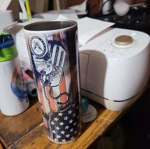 Custom made sublimation 20 oz skinny tumblers